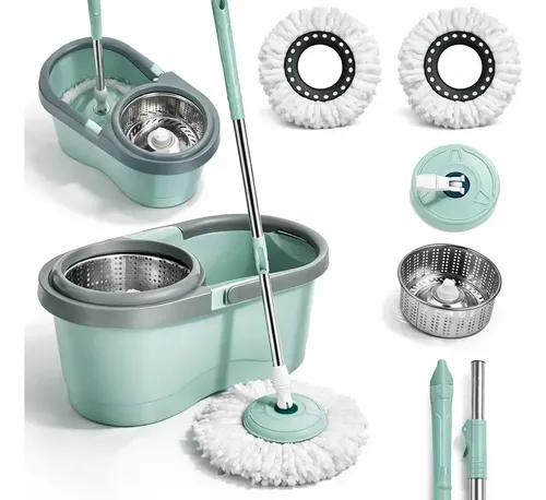 Mop Giratório 8L com Rodinhas